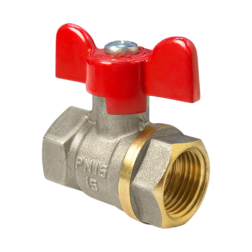 Кран шаровой латунь Практик 120 Ду40 Ру16 ВР рычаг ГАЛЛОП 103280 арт.1213352 