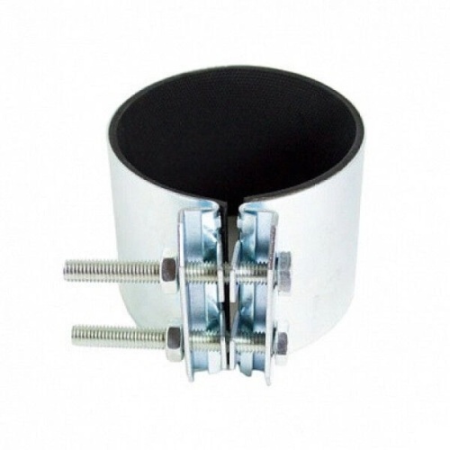 Хомут ремонтный односторонний сталь оц Краб Ду 100 (Дн 114-121) L=150мм Сансфера 17010 арт.1221277