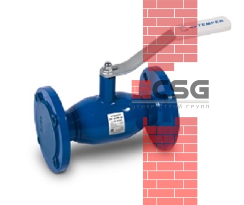 Кран шаровый стальной Ду65 Ру16 полный фланцевый Temper 29320065, DN 65