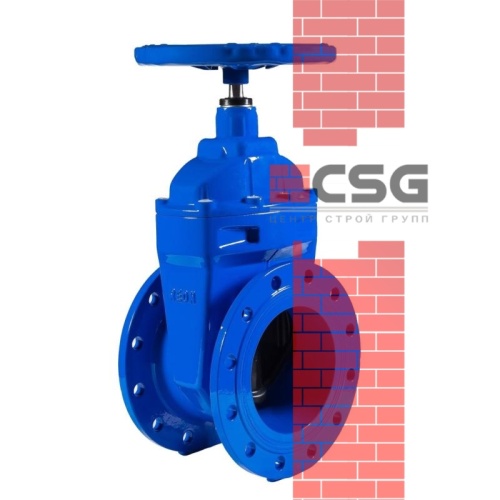 Задвижка чугунная тип МЗВ 30ч39р Ду250 Ру16  120C открытая гайка Китай, DN 250