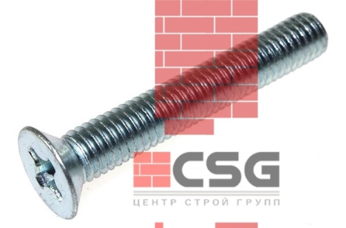 Винт с полусферической головкой 6x12 оцинк. DIN 7985, тыс.шт (250шт)